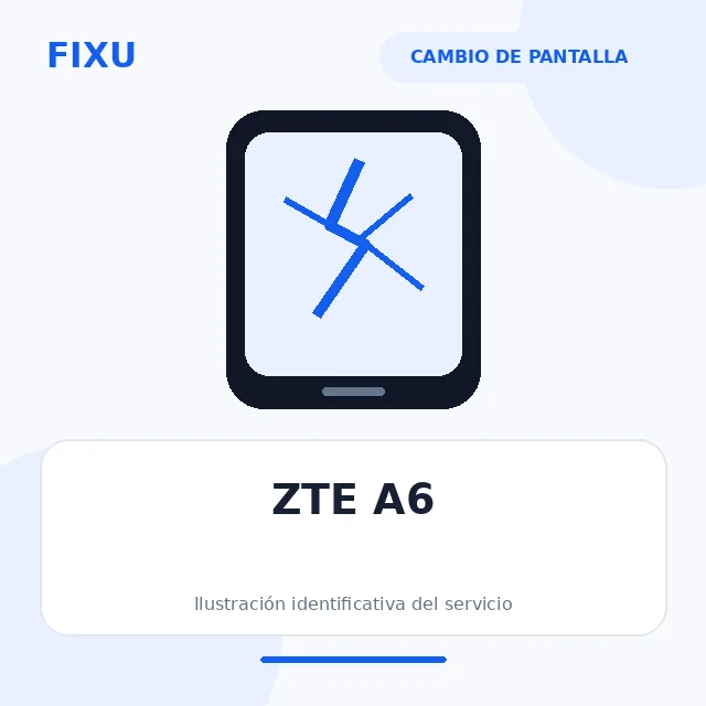 ZTE A6 – Cambio de pantalla