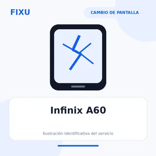 Infinix A60 – Cambio de pantalla