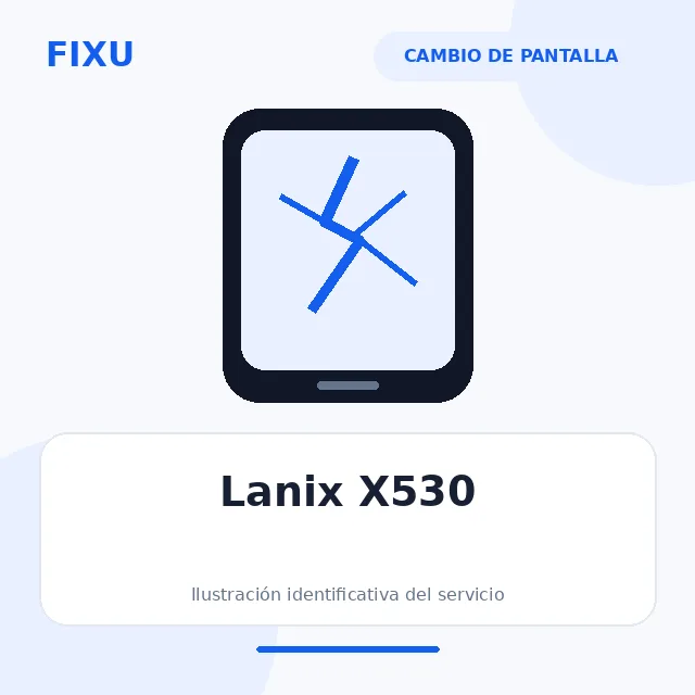 Lanix X530 – Cambio de pantalla