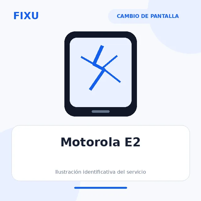 Motorola E2 – Cambio de pantalla