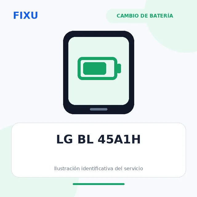 LG BL 45A1H – Cambio de batería