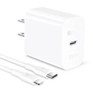 CARGADOR DE IPHONE COMPLETO 20W 1HORA