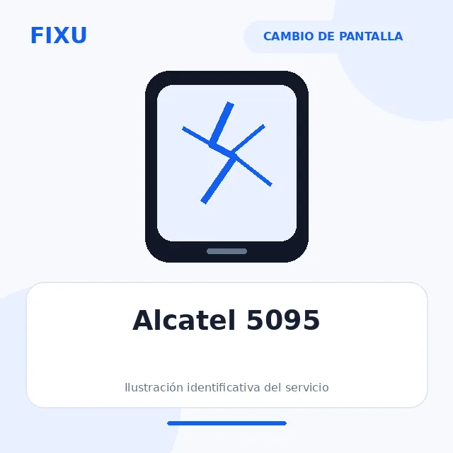 Alcatel 5095 – Cambio de pantalla