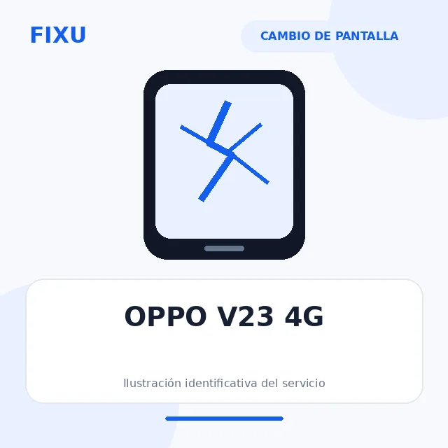OPPO V23 4G – Cambio de pantalla
