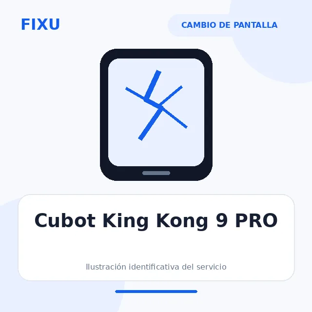 Cubot King Kong 9 PRO – Cambio de pantalla