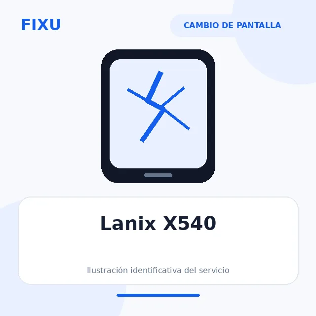 Lanix X540 – Cambio de pantalla