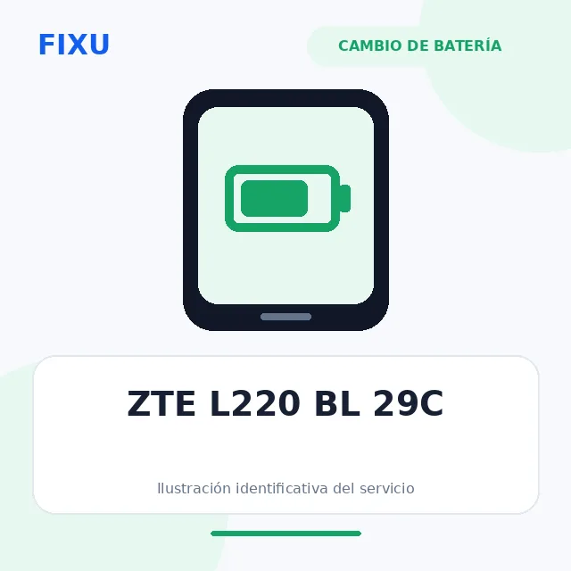 ZTE L220 BL 29C – Cambio de batería