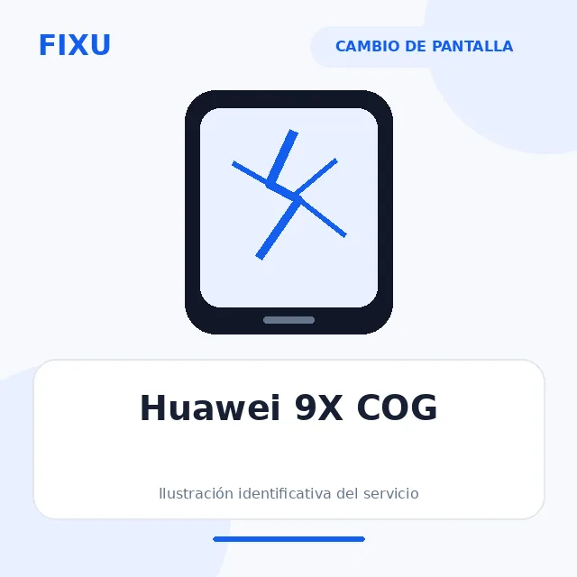 Huawei 9X COG – Cambio de pantalla
