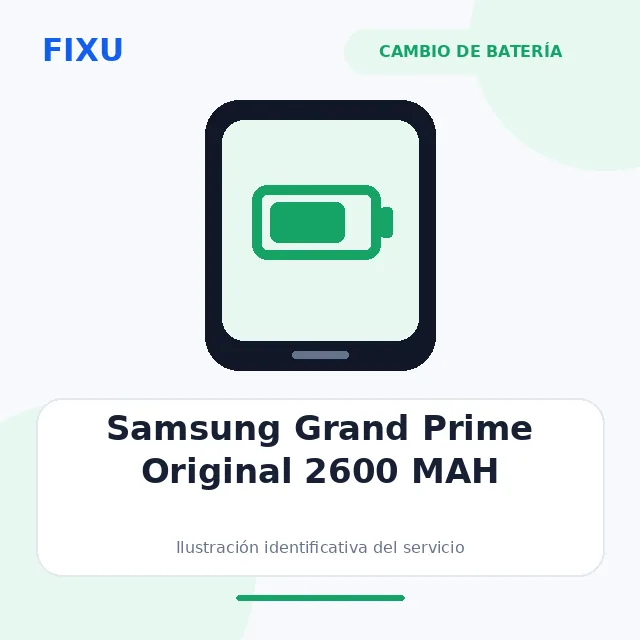 Samsung Grand Prime Original 2600 MAH – Cambio de batería