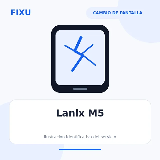 Lanix M5 – Cambio de pantalla